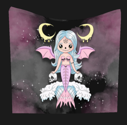 Second Life Marketplace * Pastel Goth Mermaid Tapestry